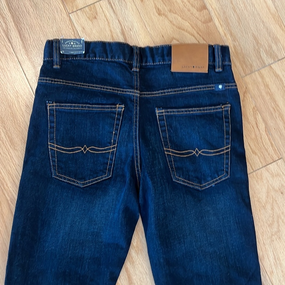 Lucky Brand Dark Wash Richmond Authentic Skinny Jeans Size 16 NWT inseam 29 - Picture 3 of 16